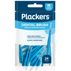Plackers Dental Brush M 0,6 Mellanrumsborstar 24 st
