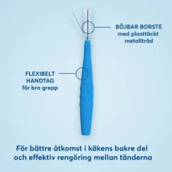 Plackers Dental Brush M 0,6 Mellanrumsborstar 24 st