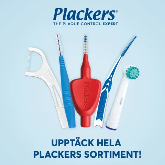 Plackers Dental Brush M 0,6 Mellanrumsborstar 24 st