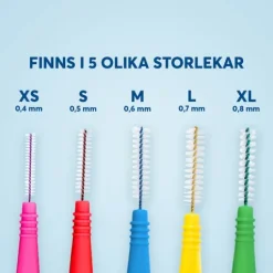 Plackers Dental Brush XS 0,4 mm Mellanrumsborstar 24 st