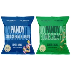 Pändy Lentil Snacks Duo – Rings + Sticks