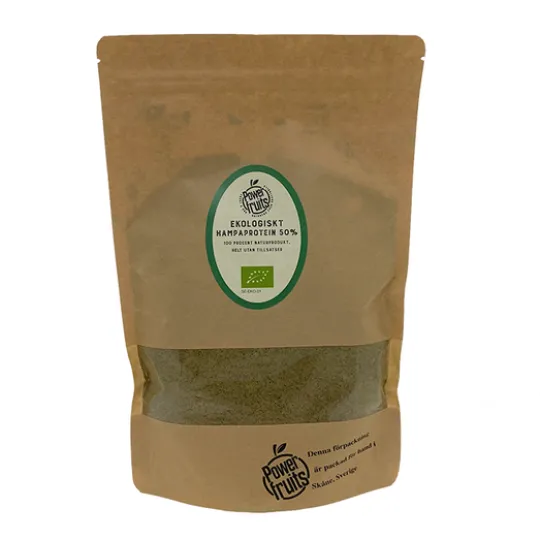 Powerfruits Ekologiskt Hampaprotein 50% RAW 500 g