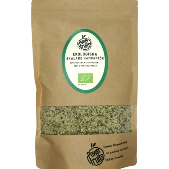 Powerfruits Hampafrön Skalade EKO 500 g
