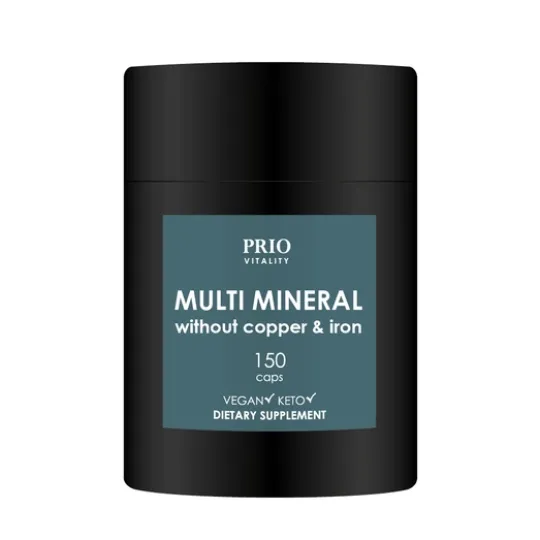 Prio Vitality Multi Mineral without Copper & Iron 150 kapslar