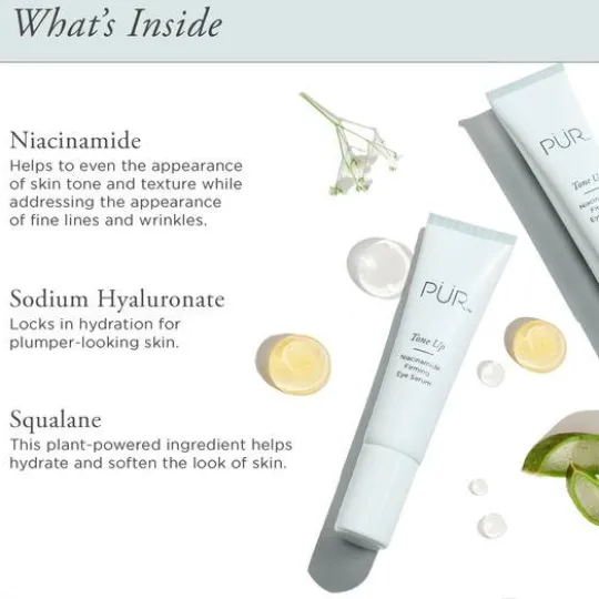 PÜR Tone Up Niacinamide Firming Eye Serum 12,5 ml