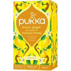Pukka Lemon, Ginger & a touch of Manuka Honey 20 tepåsar