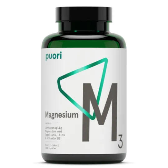 Puori M3 Magnesium & Zink 120 kapslar