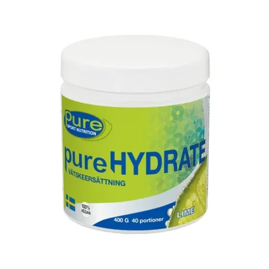 pure HYDRATE Vätskeersättning Lime 400 g