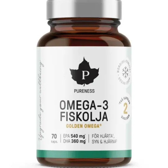 Pureness Omega-3 Fiskolja 70 kapslar