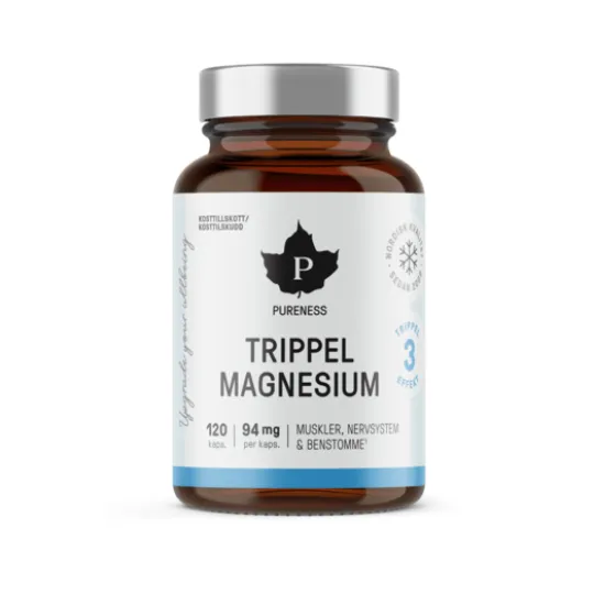 Pureness Trippel Magnesium 120 kapslar