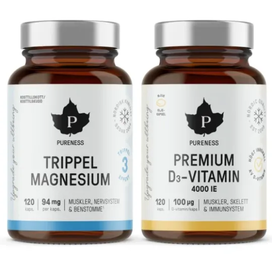 Pureness Trippel Magnesium + Premium D-vitamin