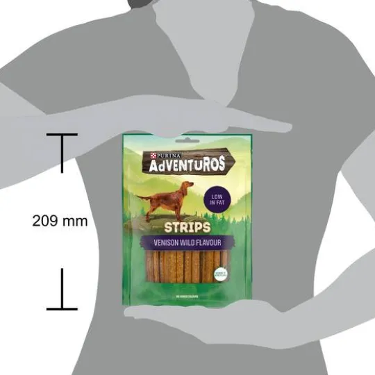 Purina AdVENTuROS Strips Venison 90 g
