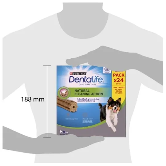Purina DentaLife Medium 12-25 kg Big Pack 24 st