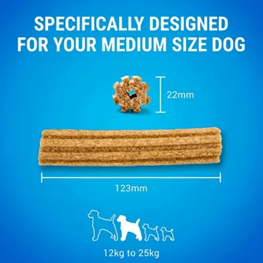 Purina DentaLife Medium 12-25 kg Big Pack 24 st