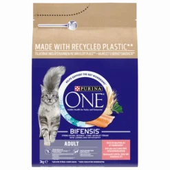 Purina One Adult Lax och Fullkorn 3 kg