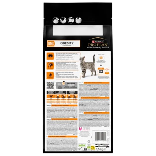 Purina Pro Plan Veterinary Diets Obesity Management Katt Torrfoder 1,5 kg