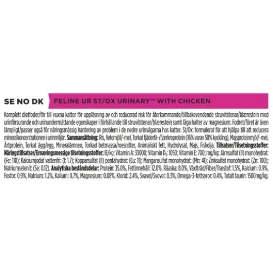 Purina Pro Plan Veterinary Diets Urinary Katt Torrfoder 1,5 kg