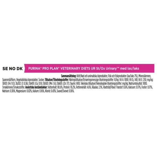 Purina Pro Plan Veterinary Diets Urinary Lax i Sås Katt Våtfoder 10 x 85 g
