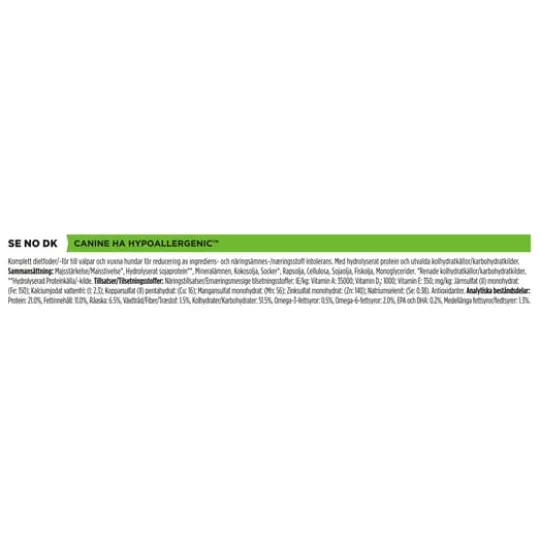 Purina Pro Plan Veterinary Diets Hypoallergenic Hund Torrfoder 7 kg