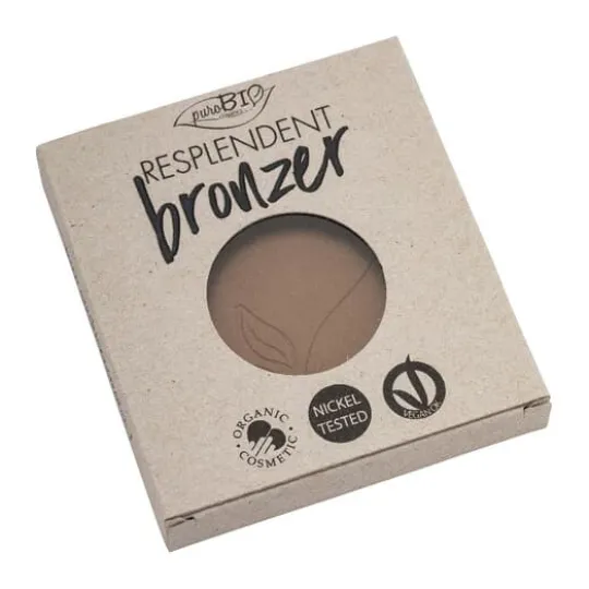 puroBIO Resplendent Bronzer Powder 01 Pale Brown Refill 9 g