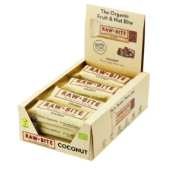 Rawbite Frukt- & Nötbar Kokos EKO 50 g 12-pack