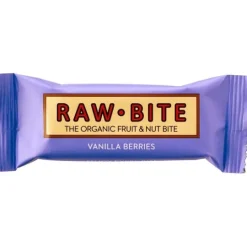 Rawbite Frukt- & Nötbar Vanilla Berries 50 g
