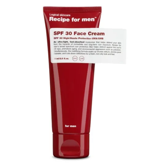 Recipe for men Face Cream SPF30 75 ml