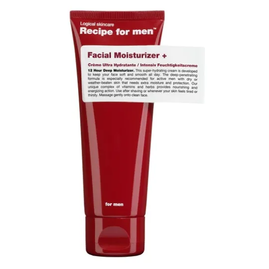 Recipe for men Facial Moisturizer Plus 75 ml