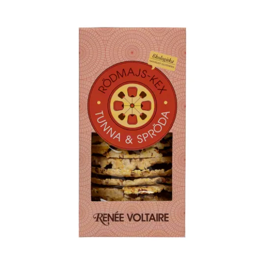 Renée Voltaire Rödmajskex Tunna & Spröda 150 g
