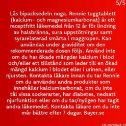 Rennie, tuggtablett 680 mg/80 mg 96 st