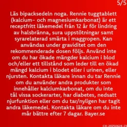 Rennie, tuggtablett 680 mg/80 mg 24 st