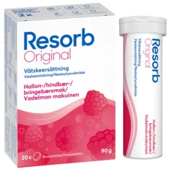 Resorb Original Hallon brustabletter 20 st