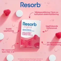 Resorb Original Hallon brustabletter 20 st