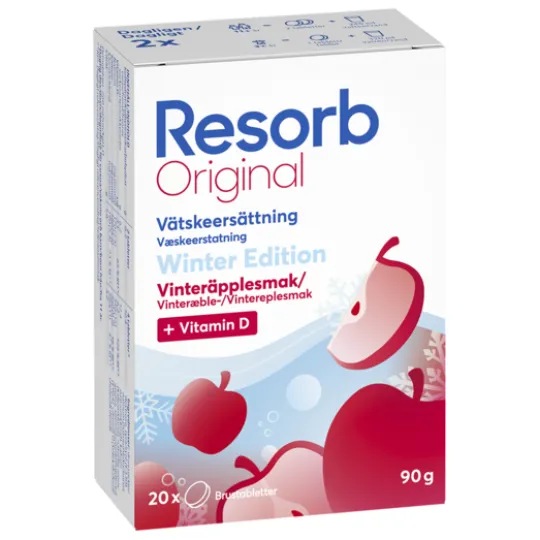Resorb Original Vinteräpplesmak 20 brustabletter