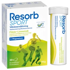 Resorb Sport Fläder-Lime 20 brustabletter