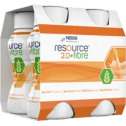 Resource 2.0+FIBRE Aprikos 4 x 200 ml