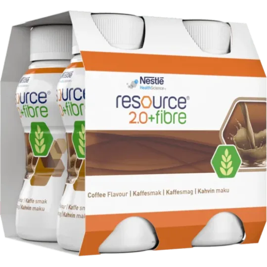 Resource 2.0+FIBRE Kaffe 4 x 200 ml