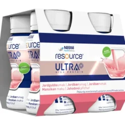 Resource Ultra Jordgubbssmak 4 x 125 ml
