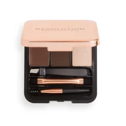 Revolution Beauty London Brow Sculpt Kit Dark Brown 2,2 g