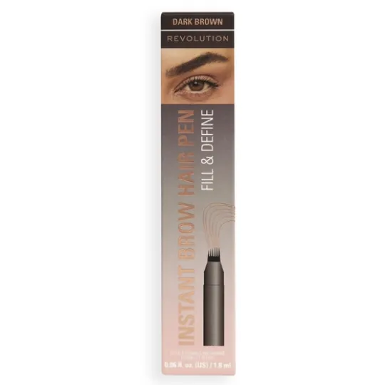 Revolution Instant Brow Pen Dark Brown 1,8 ml