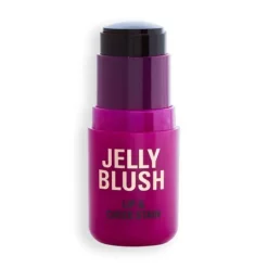 Revolution Jelly Blush Stick Lip and Cheek Stain Cherry Red 5,5 g