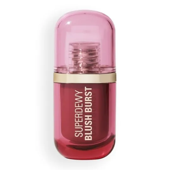 Revolution Superdewy Blush Plump Serum Liquid Blush Rose all Day Dusty Pink 4,2 ml