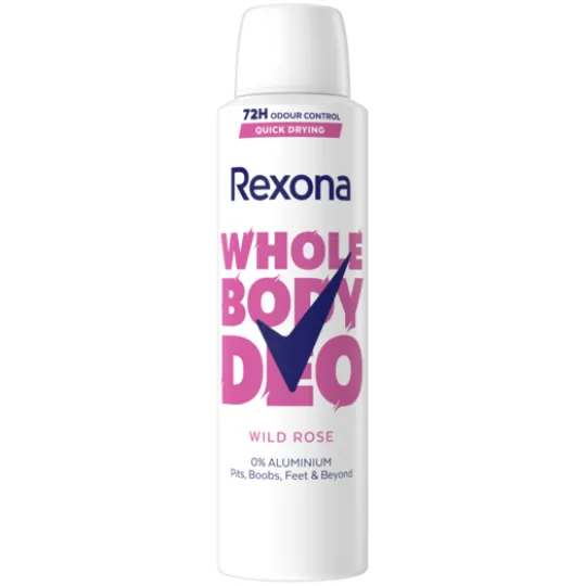 Rexona Whole Body Deo Wild Rose Spray 150 ml