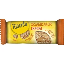 Risenta Sesamkaka Jordnöt 30 g