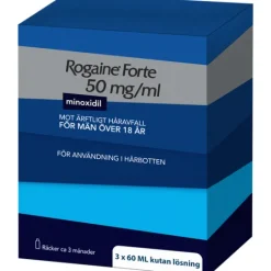 Rogaine Forte, kutan lösning 50 mg/ml 3 x 60 ml