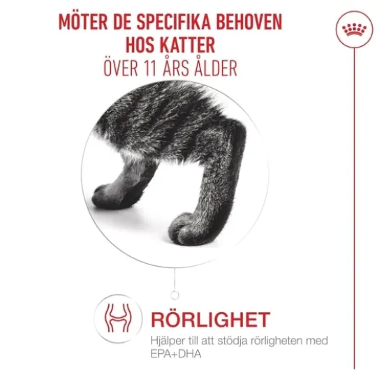 Royal Canin Ageing 11+ Bitar i Gelé Våtfoder för Katt 1,02 kg