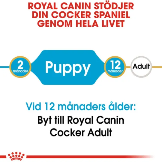Royal Canin Cocker Puppy Torrfoder för Hundvalp 3 kg