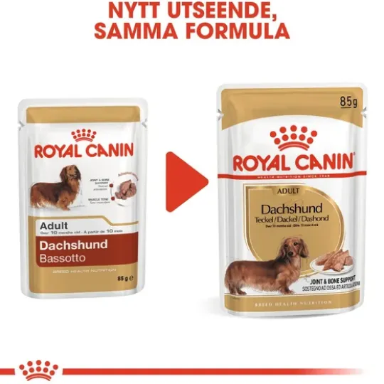 Royal Canin Dachshund Adult Loaf Våtfoder för Hund 1,02 kg