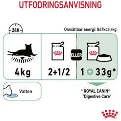Royal Canin Digestive Care Gravy Adult Våtfoder för Katt 1,02 kg