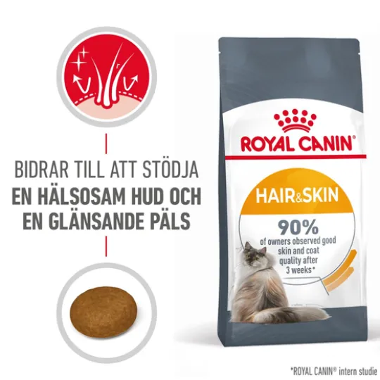 Royal Canin Hair & Skin Care Adult Torrfoder för Katt 4 kg